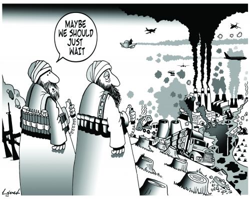 Cartoon: Choose your armageddon (medium) by toons tagged if,you,wait,long,enough