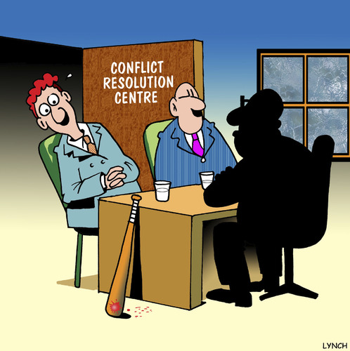 Cartoon: Conflict resolution (medium) by toons tagged resolution,conflict,mediate,mediator,councilling