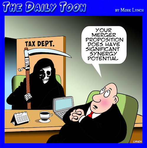 Cartoon: Death and taxes (medium) by toons tagged taxation,irs,tax,department,angel,of,death,taxation,irs,tax,department,angel,of,death