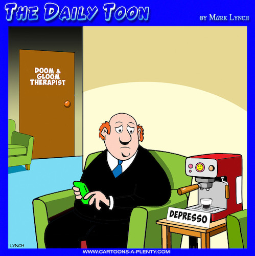 Cartoon: Depressed (medium) by toons tagged depression,anxiety,meloncholy,depression,anxiety,meloncholy