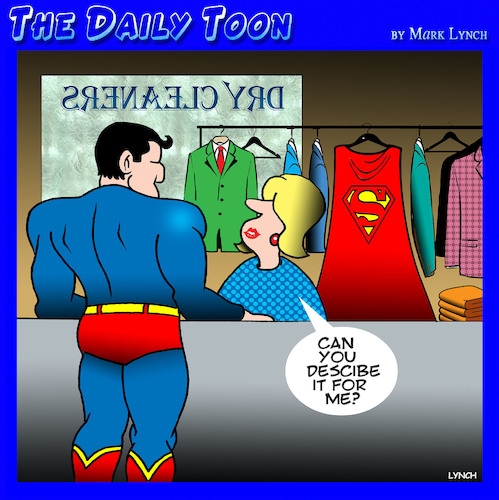 Cartoon: Dry cleaners (medium) by toons tagged superman,dry,cleaning,capes,superman,dry,cleaning,capes