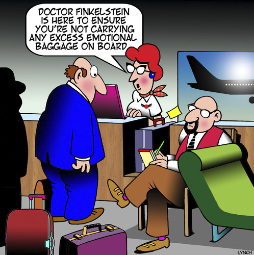 Cartoon: Emotional baggage (medium) by toons tagged airline,check,in,emotional,baggage,excess,charges,travel,airline,check,in,emotional,baggage,excess,charges,travel