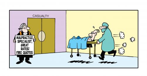 Cartoon: malpractice (medium) by toons tagged medical,malpractice,doctors,hospitals,operating,theartre,operations,nurses,illness,sick