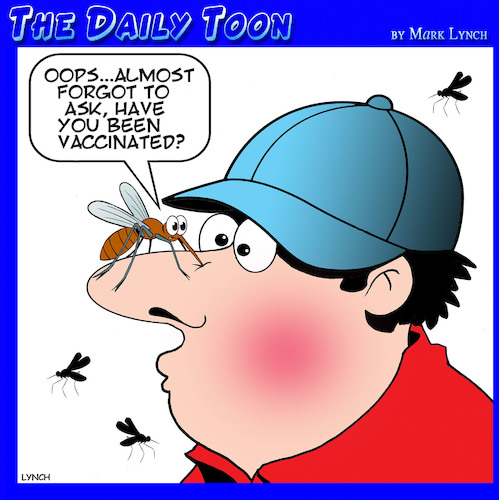 Cartoon: Mosquito (medium) by toons tagged vaccines,vaccination,covid,mosquitos,vaccines,vaccination,covid,mosquitos