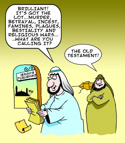 Cartoon: old testament (medium) by toons tagged religion,bible,old,testament,history,moses