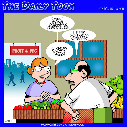 Cartoon: Organic (medium) by toons tagged orgasmic,vegetables,fruit,orgasmic,vegetables,fruit