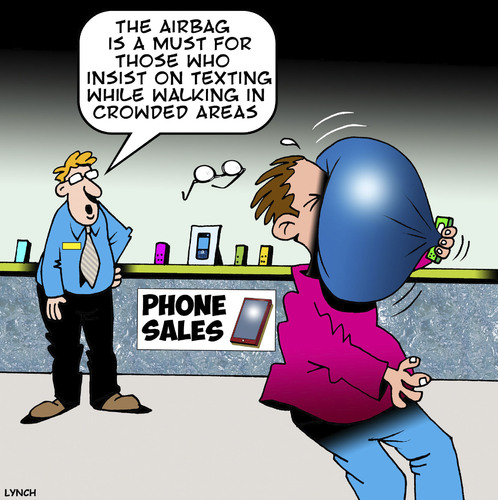 Phone airbag