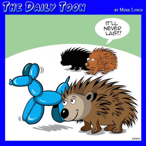 Cartoon: Porcupine (medium) by toons tagged balloon,animals,porcupines,pricks,balloon,animals,porcupines,pricks