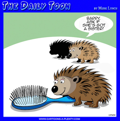 Cartoon: Porcupine love (medium) by toons tagged porcupines,porcupines