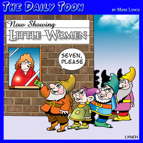 Cartoon: Seven Dwarfs (medium) by toons tagged little,women,movies,snow,white,little,women,movies,snow,white