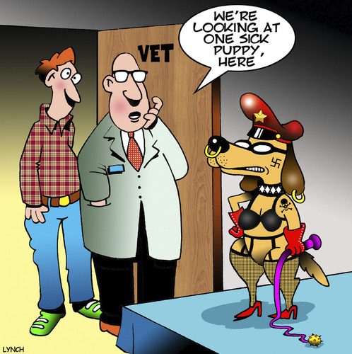 Cartoon: Sick puppy (medium) by toons tagged dominatrix,vet,sick,puppy,eroticism,animals,stockings,and,suspenders,pets,mans,best,friend,fishnets,dressing,up,in,uniforms,dogs,dominatrix,vet,sick,puppy,eroticism,animals,stockings,and,suspenders,pets,mans,best,friend,fishnets,dressing,up,in,uniforms,sex,dogs