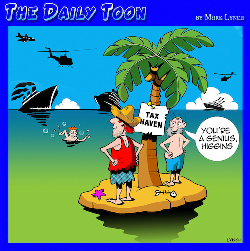 Cartoon: Tax haven (medium) by toons tagged tax,havens,desert,island,minimizing,taxation,schemes,tax,havens,desert,island,minimizing,taxation,schemes