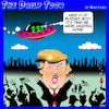 Cartoon: Adieu Trump (small) by toons tagged trump,departure,alien