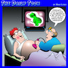 Cartoon: Alien abduction (small) by toons tagged aliens,pregnant,alien,abduction,ultrasound