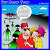 Cartoon: Alien invasion (small) by toons tagged covid,aliens,welcome,distractions