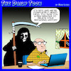 Cartoon: Angel of death (small) by toons tagged browsing,history,apocalypse,sex