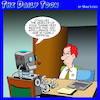 Cartoon: Artificial intelligence (small) by toons tagged ai,chatbot,robots,intelligence,fired