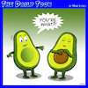 Cartoon: Avocado (small) by toons tagged pregnant,avocado,seed,babies,fruit