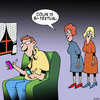 Cartoon: Bitextual (small) by toons tagged bisexual,texting,smart,phones,iphone,sms,messaging,sexting