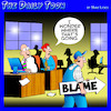 Cartoon: Blame game (small) by toons tagged office,politics,blame,pointing,the,finger