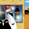 Cartoon: Blow up dolls (small) by toons tagged blow,up,dolls,suicide,bomber,sex,shop,islam,middle,east,burqa