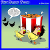 Cartoon: Bucket list cartoon (small) by toons tagged kfc,chickens,bucket,list,take,away,chicken,kentucky,fried,animals,funeral