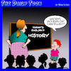 Cartoon: Cancel culture (small) by toons tagged cancelled,history,classroom,teachers,woke,culture
