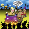 Cartoon: Celebrity chef (small) by toons tagged cannibals,celebrity,chef,explorers,cooking,history