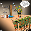 Cartoon: Cigarettes (small) by toons tagged firing,squad,cigarettes,health,smoking,lung,cancer,capital,punishment