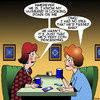 Cartoon: Condescending (small) by toons tagged death,condescending,passed,away