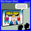 Cartoon: Couples therapy (small) by toons tagged counselling,marriage,problems,reality,tv