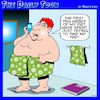 Cartoon: Diets (small) by toons tagged finding,my,feet,obesity
