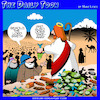 Cartoon: Early Uber eats (small) by toons tagged sermon,on,the,mount,loaves,and,fishes