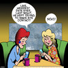 Cartoon: Eye contact (small) by toons tagged eye,contact,staring,at,phone,smart,mobile,phones