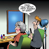 Cartoon: Fifty shades of grey (small) by toons tagged hairdresser,fifty,shades,of,grey,older,women,middle,age
