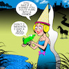 Cartoon: Frog Prince (small) by toons tagged fairy,tales,frog,prince,historical,princess,and,the,bullfrog,liar