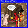 Cartoon: Hell (small) by toons tagged devil,restaurant,bookings,satan