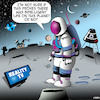 Cartoon: Intelligent life (small) by toons tagged reality,tv,astronaut,space,travel,intelligent,life,nasa,television,shows