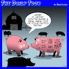 Cartoon: Kevin Bacon (small) by toons tagged pigs,bacon,tattoos,farmyard,hogs,pork,animals