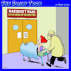 Cartoon: Maternity ward (small) by toons tagged kids,pregnant,babies,maternity