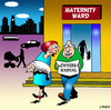 Cartoon: maternity ward (small) by toons tagged maternity,babies,pregnant,children,hospital