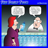 Cartoon: Mineral water (small) by toons tagged minerals,mineral,water,bottled,asbestos,harmful,ingredients