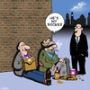 Cartoon: my broker (small) by toons tagged finance,broker,stock,market,begging
