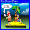 Cartoon: No messages (small) by toons tagged desert,island,new,messages,emails,message,in,bottle