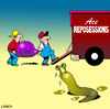 Cartoon: Reposessions (small) by toons tagged reposession,home,moving,snail,slug,removalist
