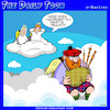 Cartoon: Rest in peace (small) by toons tagged bagpipes,scotsman,playing,angels