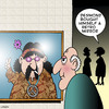 Cartoon: Retro mirror (small) by toons tagged hippy,hippies,the,sixties,peace,love,marijuana,cannabis