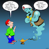 Cartoon: Rich (small) by toons tagged genie,in,bottle,wealth,three,wishes,the,lamp