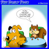 Cartoon: Squirrel chasing dog (small) by toons tagged dog,chasing,squirrel