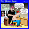 Cartoon: Tattoo parlor (small) by toons tagged tattoos,bosses,head,honcho,henpecked